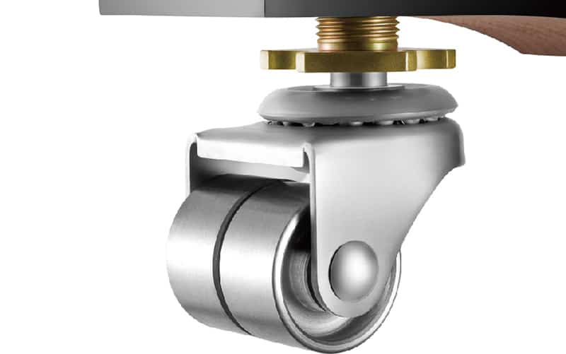 Silver-plated-regulating-front-castors